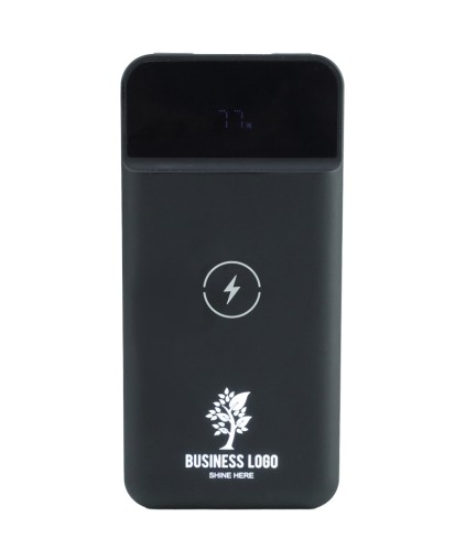 KENNETH - Powerbank with LED Display & Lightup Logo